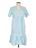 Unbranded 100% Polyester Blue Casual Dress Size L - photo 1