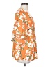 Unbranded 100% Polyester Orange 3/4 Sleeve Blouse Size S - photo 4