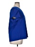 Funlingo Blue Short Sleeve Blouse Size XL - photo 4