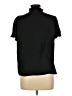 T Tahari 100% Polyester Black Short Sleeve Blouse Size L - photo 2