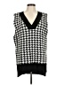 Unbranded 100% Acrylic Houndstooth Black Sweater Vest Size M - photo 1