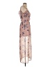 As U Wish 100% Polyester Floral Tan Casual Dress Size S - photo 4