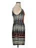 THML 100% Rayon Print Gray Casual Dress Size S - photo 4