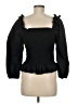 The Drop 100% Cotton Black 3/4 Sleeve Blouse Size M - photo 2