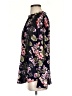 Ann Taylor 100% Polyester Floral Black Long Sleeve Blouse Size S - photo 5