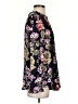 Ann Taylor 100% Polyester Floral Black Long Sleeve Blouse Size S - photo 4
