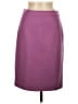 J.Crew 100% Wool Solid Purple Wool Skirt Size 2 - photo 1