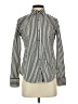 Worthington Stripes Ivory Long Sleeve Blouse Size XS - photo 1