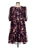 Eliza J 100% Polyester Floral Blue Casual Dress Size 10 - photo 1