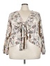 HAUTE FOX Ivory 3/4 Sleeve Blouse Size 3X - photo 1