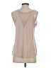 Unbranded Tan Sleeveless T-Shirt Size S - photo 2