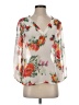 Joie 100% Silk White 3/4 Sleeve Silk Top Size S - photo 1