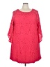 Tacera Pink 3/4 Sleeve Blouse Size 3X - photo 1