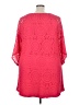 Tacera Pink 3/4 Sleeve Blouse Size 3X - photo 2