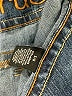 rue21 Stars Blue Denim Shorts Size 5 - 6 - photo 3