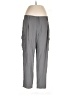 L'Agence Solid Gray Cargo Pants Size 8 - photo 1