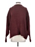 Cable Stitch Burgundy Turtleneck Sweater Size XS - photo 1