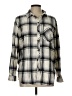 Gap 100% Cotton Plaid Gray Long Sleeve Button-Down Shirt Size L - photo 1