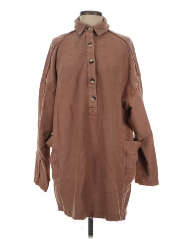 Free People Long Sleeve Button-Down Shirt (view 1)