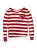 Laura Ashley Stripes Red Pullover Sweater Size 6 - photo 1