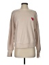 JoyLab Hearts Tan Sweatshirt Size XS - photo 1