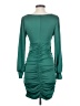 Cider Solid Teal Cocktail Dress Size S - photo 2