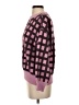 FRNCH Checkered-gingham Pink Pullover Sweater Size S - photo 5