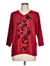 Alia Red 3/4 Sleeve T-Shirt Size L - photo 1