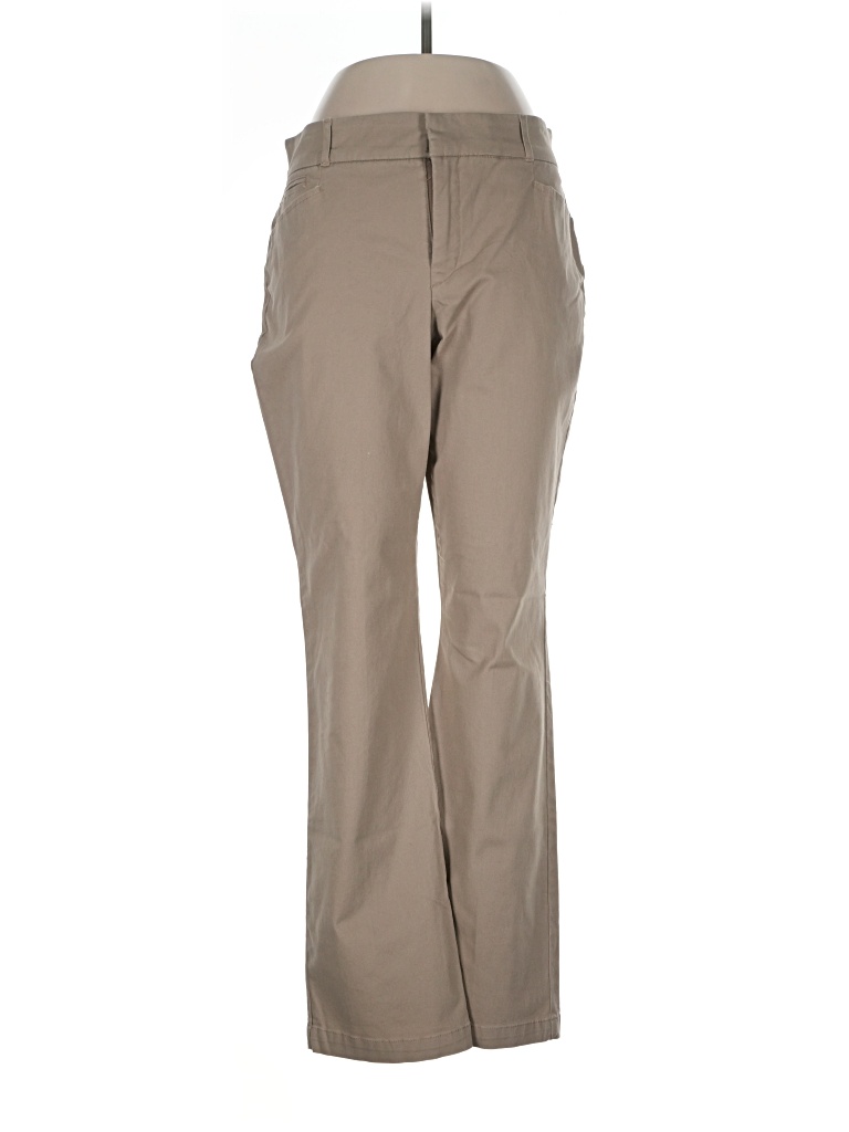 Pre-owned Gloria Vanderbilt Dress Pants In Tan