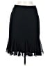 JS Collections Solid Black Formal Skirt Size 6 - photo 1