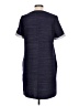 Hazel Chevron-herringbone Blue Casual Dress Size L - photo 2