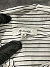 Madewell Stripes Silver Short Sleeve Blouse Size XS - photo 7