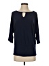 Clara Sun Woo Blue 3/4 Sleeve Top Size S - photo 1