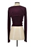 Free People Solid Burgundy Long Sleeve Top Size S - photo 2