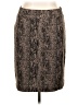 Style&Co Animal Print Brown Formal Skirt Size 0X - photo 1