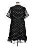 Torrid 100% Polyester Polka Dots Black Casual Dress Size 1X Plus (1) - photo 2
