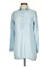 Caslon 100% Tencel Blue Long Sleeve Blouse Size XS - photo 1