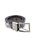 Robert Graham 100% Leather Silver Black Leather Belt Size S - photo 1