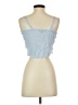 J.Crew 100% Viscose Blue Sleeveless Top Size 00 - photo 2