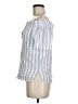 Thread & Supply 100% Cotton Blue Short Sleeve Blouse Size M - photo 5