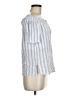 Thread & Supply 100% Cotton Blue Short Sleeve Blouse Size M - photo 4
