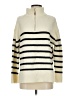 Bluivy Stripes Ivory Pullover Sweater Size S - photo 1
