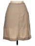 Lichi Solid Tan Casual Skirt Size XS - photo 2
