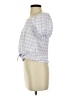 Ann Taylor LOFT Purple Short Sleeve Blouse Size XXS - photo 5