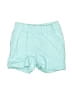 Nautica Solid Teal Shorts 9-12 MO / 12 MO - photo 1