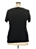 Rafaella 100% Cotton Black Short Sleeve Top Size 2X - photo 2