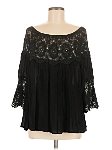 Young Essence 3/4 Sleeve Blouse (view 1)