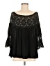 Young Essence Black 3/4 Sleeve Blouse Size M - photo 1