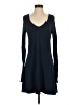 Express Solid Blue Casual Dress Size XS - photo 1