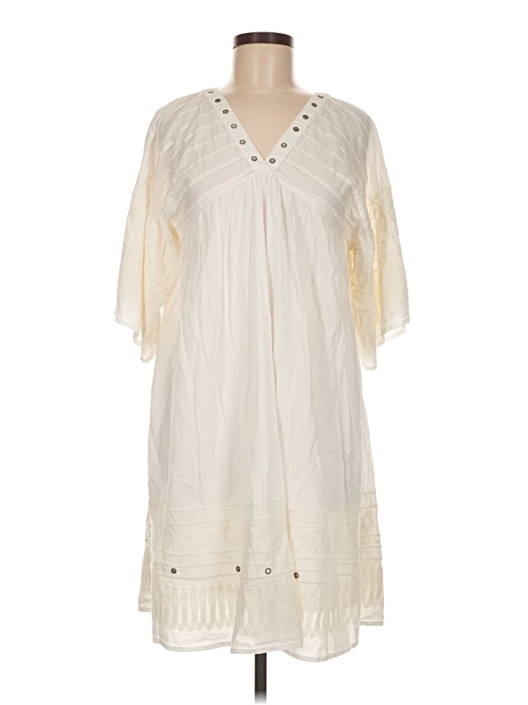 Pre-owned Sundance Casual Dress In White